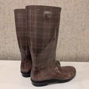 UGG Plaid Rain Boots | Women’s Size 7 | Minimal Wear